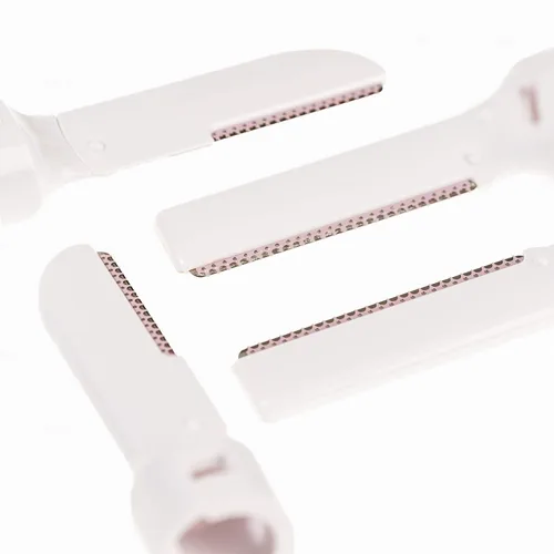 Miniatura 6 de Acerca de Beauty Sonic Beauty Wand - Cuchillas de repuesto para varita, paquete de 4, incluye 2 cuchillas de repuesto para cejas y 2 cuchillas