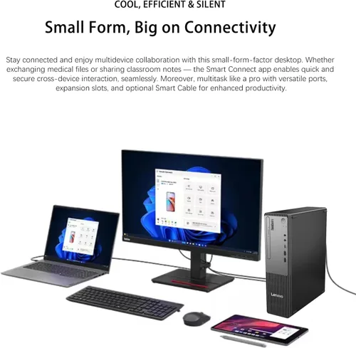 Miniatura 6 de Lenovo ThinkCentre - Escritorio empresarial de factor de forma pequeño, Intel Core i7-13620H de 13ª generación, memoria DDR5 de 64 GB, SSD de 2 TB