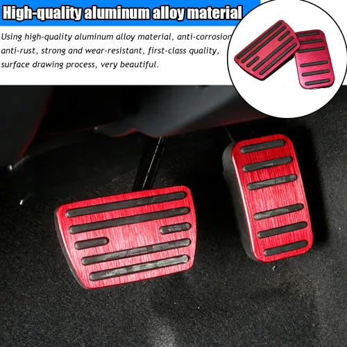 Miniatura 5 de Accesorios interiores personalizados para Honda 10th Civic 2016-2021 11th Civic 2022 2023, cubiertas de pedal de acelerador de gas de aleación