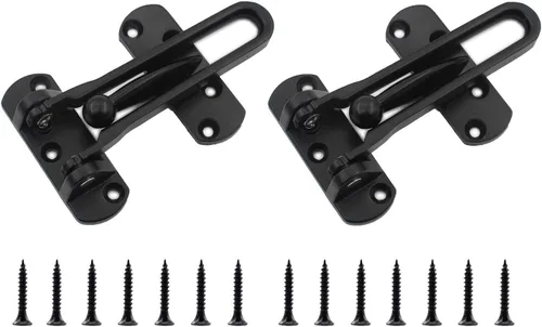 Miniatura 9 de 2 cerraduras de puerta de barra oscilante, cerradura superior para puerta delantera, cerrojo de puerta de acero inoxidable