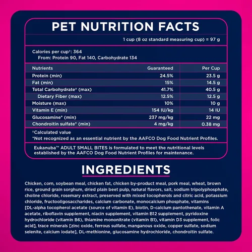 Miniatura 11 de Eukanuba Adult Small Bites, comida seca para perro en bolsa de 4.5 lb