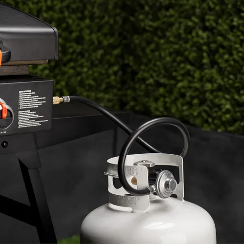 Miniatura 2 de Blackstone 5471 Manguera adaptadora de propano y regulador para tanque de 20 libras, parrilla de gas y plancha - Resistente a la intemperie