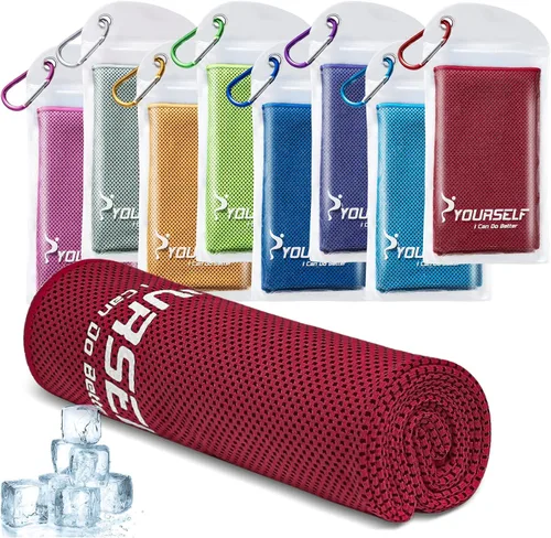 Miniatura 9 de Toalla refrigerante Syourself para un alivio instantáneo: toalla refrescante de 40 pulgadas x 12 pulgadas para jugar bolos o hacer ejercicio o yoga