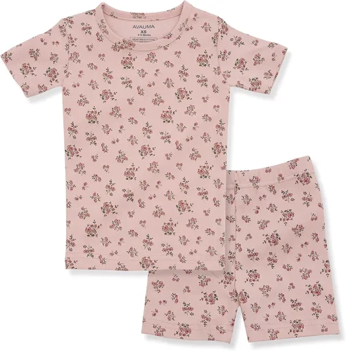 Miniatura 65 de AVAUMA Conjunto de pijama de algodón para bebés y niñas de 6 meses a 7 años