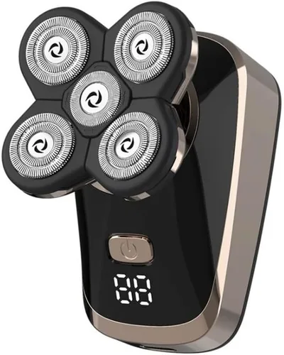 Miniatura 2 de Afeitadoras de cabeza para hombres calvos, LED dosplay potente afeitadora eléctrica húmeda y seca para barba recortadora de pelo facial y corporal 5