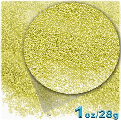 Miniatura 6 de The Crafts Outlet 1 oz = 0.99 oz Microperlas de plástico Nohole 0.024 in opaco marfil Peal