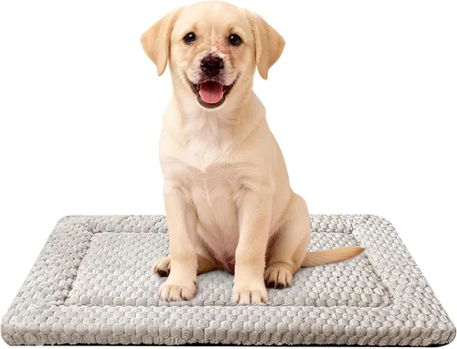 Miniatura 33 de Tapete de Cama para Perro - Tapetes de Cama Reversibles para Jaula de Perro, Suave y Transpirable, Almohadilla para Perrera, Cama de Jaula Duradera
