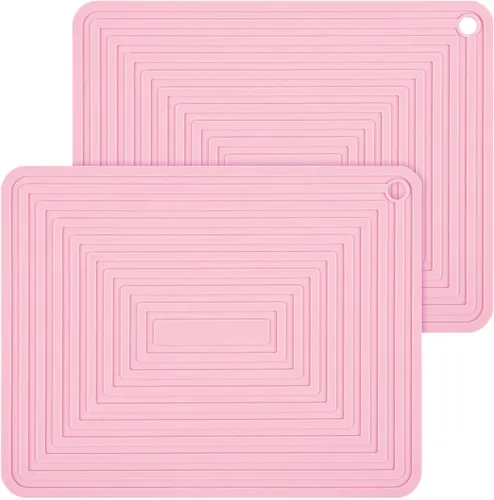Miniatura 16 de Salvamanteles de silicona para platos calientes, ollas y sartenes, almohadillas calientes para cocina, soportes redondos de silicona para ollas