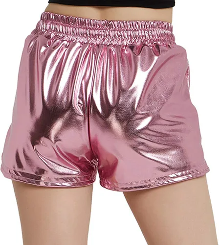 Miniatura 3 de Pantalón corto Perfashion metálico brillante para mujer