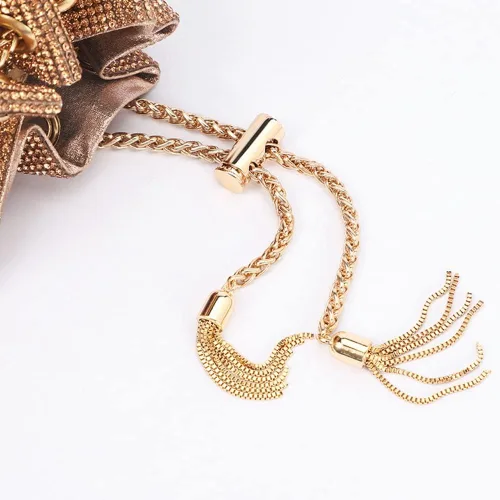 Miniatura 6 de DJBM Bolso de mano con diamantes completos para mujer, bolso de mano con diamantes de imitación, bolso de mano para mujer, fiesta, graduación