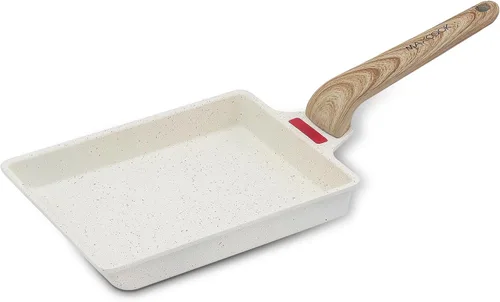 Miniatura 9 de Mini sartén antiadherente para huevos, sartén para tortilla de 6.3 pulgadas, pequeña sartén antiadherente para huevos de una sola porción