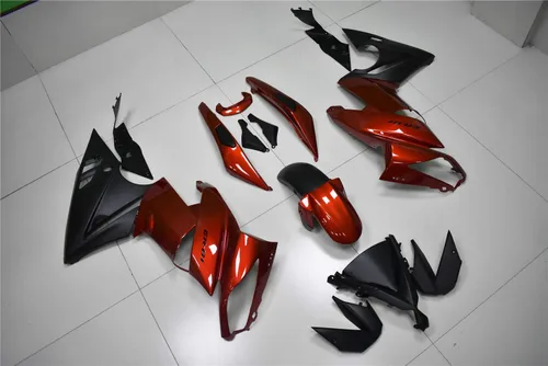 Miniatura 2 de Nuevo rojo negro carenado apto para Kawasaki Ninja 2009 2010 2011 650R ER-6F ABS plásticos Aftermarket Carrocería kit 09 10 11