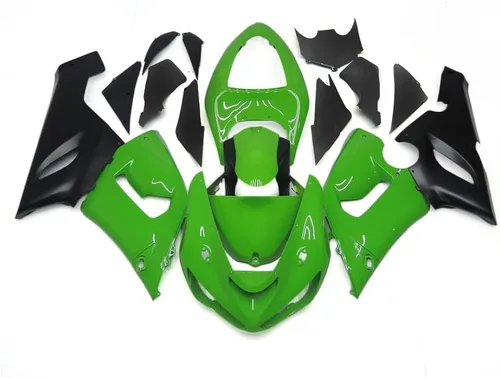 Miniatura 17 de ABS Plásticos Negro Verde Rojo Carenado Kit Para Kawasaki 2005 2006 ZX6R Ninja 636 05 06 ZX-6R ZX636R Inyección Motocicleta Carenados Completo