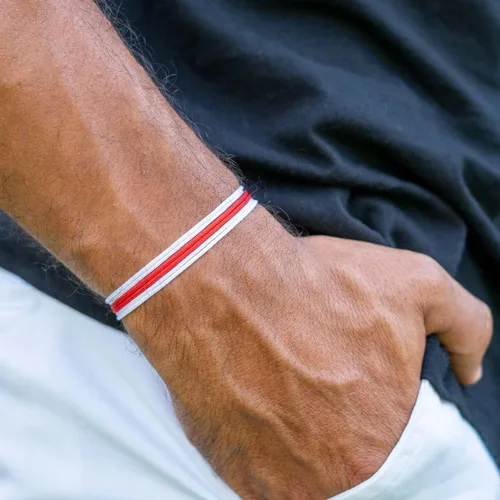 Miniatura 43 de World Cup Countries Soccer Flag Cord Bracelet for Men or Women - Country flag Pulsera bandera Pais Copa Mundial Futbol Hombre Mujer - Sports String