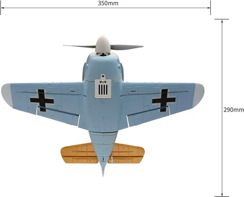 Miniatura 8 de GoolRC Avión RC, avión WLtoys A250 RC, avión de control remoto de 2.4 GHz 4 canales con giroscopio de 6 ejes, juguetes de vuelo de aviones RC