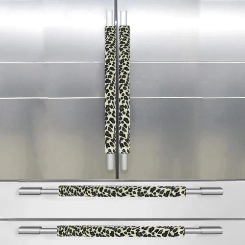 Miniatura 11 de Fundas para manijas de refrigerador, juego de fundas para manijas de electrodomésticos de cocina, horno microondas, nevera o lavavajillas, protector