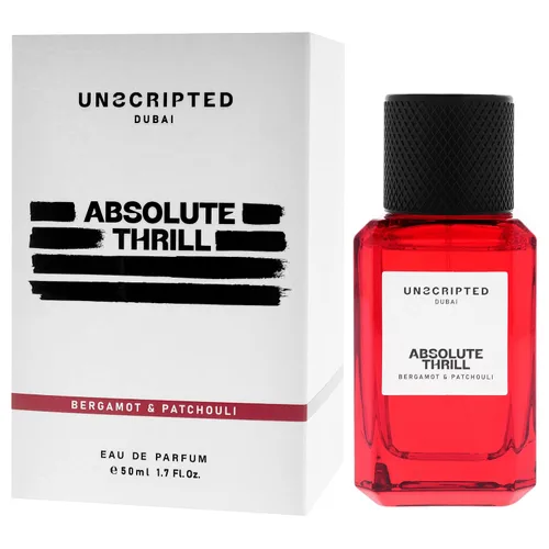 Miniatura 4 de Unscripted Absolute Thrill - Perfume audaz y único para hombres - Perfume de larga duración para hombres con bergamota, pachulí, grosella negra