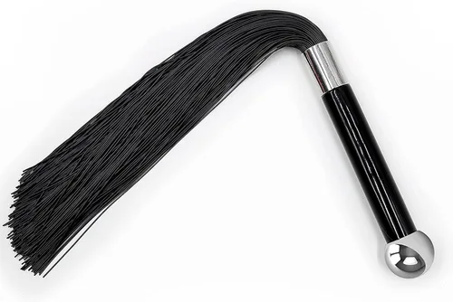 Látigo sexual para adultos, juego de dormitorio, cosplay, azotador para juegos sexuales, piel sintética negra de 15.7 pulgadas