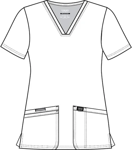 Miniatura 4 de Workwear Revolution Mujeres Scrubs Top V-cuello WW620
