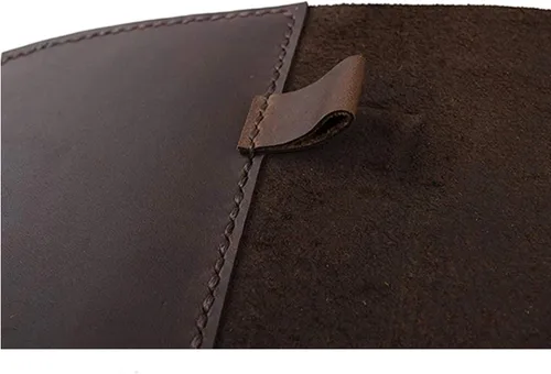 Miniatura 6 de Juego de regalo de diario de cuero personalizado para hombres y mujeres, iniciales en cubierta de cuero de primera calidad, bolígrafo de metal