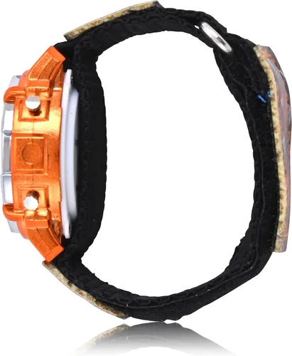 Miniatura 2 de Accutime Nerf Kids - Reloj digital para niños, pantalla de reloj LED, reloj para niños, correa de nailon en negro (Modelo NRF4000AZ), Negro -, Reloj
