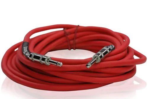 Miniatura 6 de Fat Toad Cables de altavoz de 25 pies de 1/4 pulgadas (serie Rojo-Flexpro), paquete de 2 cables de audio para DJ con conectores macho Jack, cable