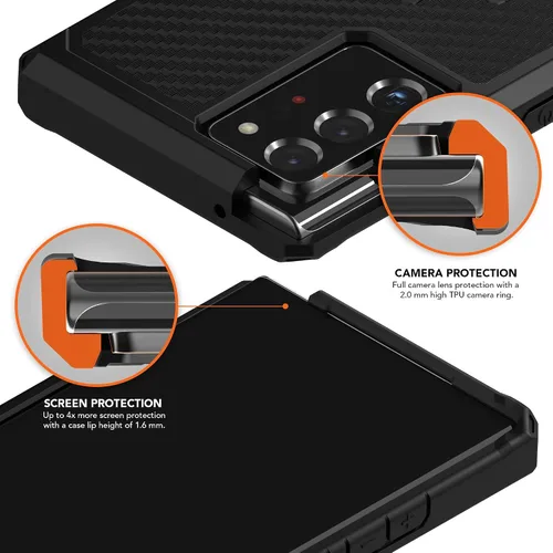 Miniatura 3 de Rokform - Funda para Galaxy Note 20 Ultra, funda magnética con bloqueo giratorio de cuatro pestañas, resistente de grado militar, funda protectora