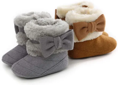 Miniatura 7 de BABITINA Infant Boots Winter Baby Girl Shoes Soft Sole Anti-Slip Toddler Snow Warm Prewalker Newborn Boots