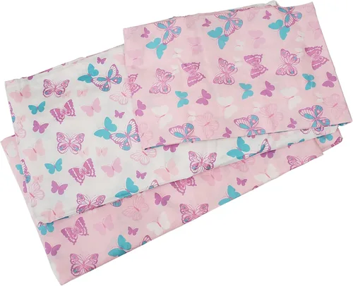 Miniatura 26 de Frenchie Mini Couture Sábanas bajeras para cuna, 100% algodón, se adaptan a colchones de niños pequeños, estrellas azules, 28 x 52 pulgadas, paquete