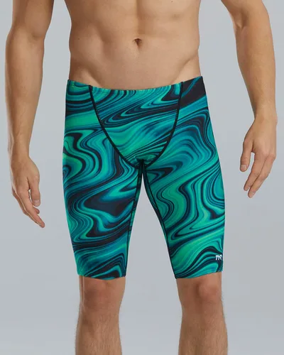 Miniatura 2 de TYR Men's Durafast Elite Solid Jammer Swimsuit
