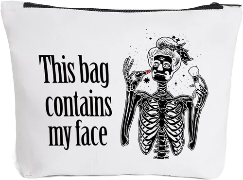 Bolsa de cosméticos de maquillaje con cremallera podría ser maquillaje cosmético bolsa de viaje artículos de tocador Maquillaje Caso-Hoja, (color