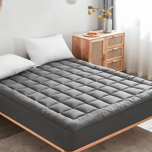 Miniatura 3 de Funda de colchón con elásticos que se estira hasta 18 pulgadas de profundidad, se adapta a colchones de 8"-21" pulgadas, cubrecolchón refrescante