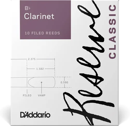 Miniatura 2 de D'Addario Woodwinds Reserve - Cañas de saxofón alto, cañas de saxofón grueso en blanco para un tono rico y cálido, fuerza 2.0, paquete de 10