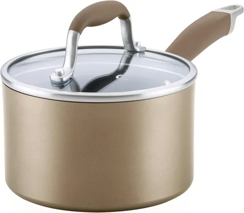 Miniatura 36 de Anolon Advanced Home Sartén/Cacerola de Salsa Cónica Antiadherente Dura Anodizada, 4.5 Cuartos de Galón (Moonstone)