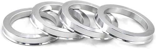 Anillos centrados en el cubo de rueda de aluminio de aleación de 71.5 a 64.1, juego de 4 anillos centrados – Anillos de rendimiento para cubo de
