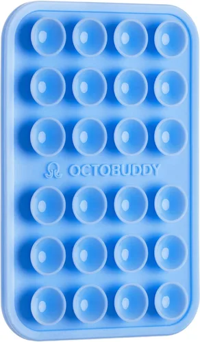 OCTOBUDDY Classic - Funda adhesiva de silicona con succión para teléfono - Manos libres, soporte de agarre fuerte para selfies y videos - Compatible