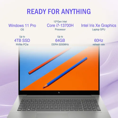 Miniatura 2 de HP Pavilion 17.3 - Computadora portátil HD+ con pantalla táctil, AMD Ryzen 5 7530U de 6 núcleos (Beat i7-1165G7), 64 GB de RAM, 2 TB NVMe SSD