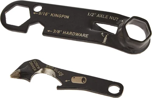Miniatura 2 de Kit de afinación para monopatín de Collective, herramienta universal para patinaje con pine, tuerca de eje y llaves de hardware, abridor