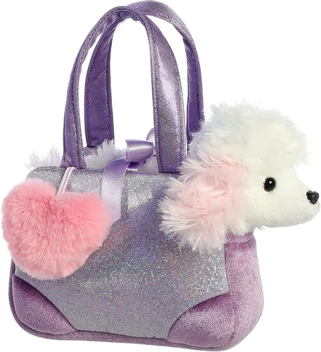 Miniatura 2 de Aurora® Fashion Fancy Pals™ Trendy Sparkle Purple™ - Peluche con elegante bolso para divertirse con disfraz, perfecto para niños de 3 años