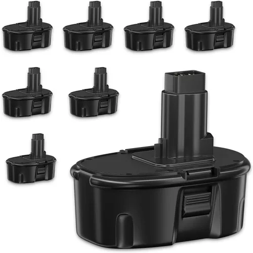 Miniatura 9 de PDstation Paquete de 2 baterías de repuesto de 4800 mAh DC9096 para Dewalt de 18 V, compatible con Dewalt batería de 18 voltios DC9098 DC9099 DC970