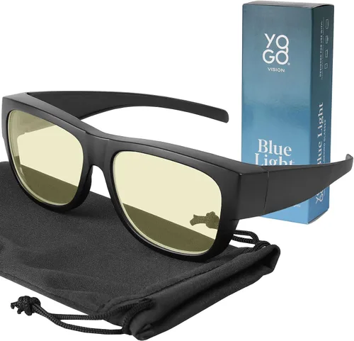 Miniatura 7 de Yogo Vision Fit Over Blue Light Blocking Glasses and Computer Eyewear Wear Over Your Eyeglasses and Readers