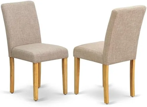 Miniatura 4 de East West Furniture NOAB5-OAK-04 - Juego de comedor de 5 piezas que incluye una mesa de comedor rectangular con hoja de mariposa y 4 sillas