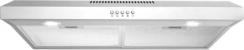 Miniatura 16 de COSMO COS-5MU30 Campana extractora de conductos para debajo del gabinete de la colección Delta de 30 pulgadas, controles de botón, filtros Acero
