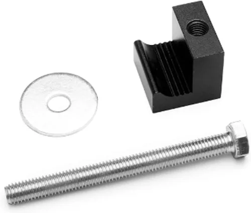 Miniatura 2 de Paquete de 4 kits de montaje universales para caja de herramientas de camión sin taladro, aleación de aluminio une firmemente la caja de Negro