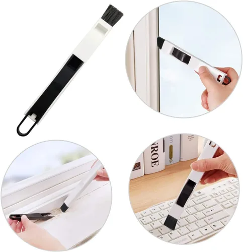 Miniatura 5 de Kit de limpieza para computadora, 19 en 1, cepillos multiusos antiestáticos, cepillos para ropa, impresora de computadora, ventana de reproductor
