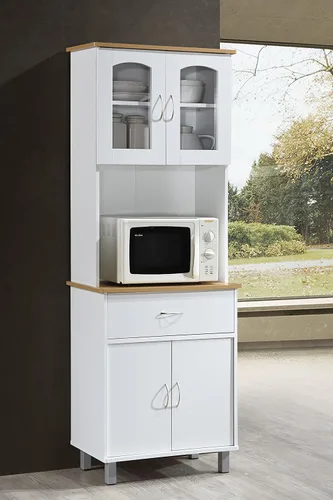 Miniatura 2 de Hodedah Import aparador de cocina, Madera, Hayedo