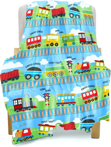 Miniatura 8 de BOOPBEEP Manta de camión de bomberos para niños y niñas, manta de felpa de forro polar suave para niños pequeños a adolescentes, 40 x 50 pulgadas