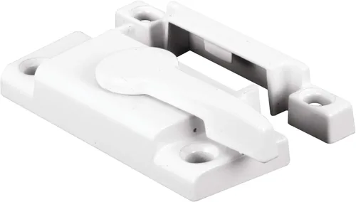 Prime-Line F 2554 - Cerradura de ventana de acción de leva fundida a presión con lengüetas de alineación, color blanco (paquete individual)