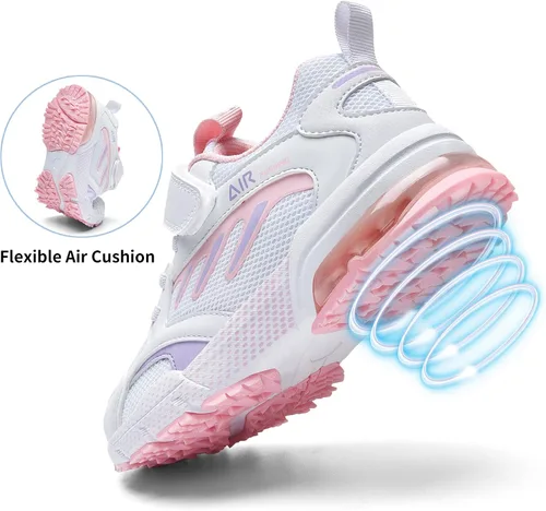 Miniatura 5 de Jinta Shoes Zapatos deportivos para niños y niñas, tenis deportivos, gimnasio, correr, correr, Azul