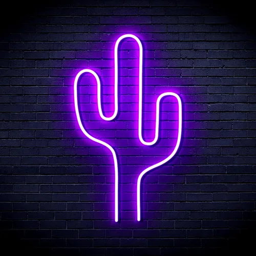 Miniatura 16 de AdvPro Cactus Flex Silicona LED Neon Sign - Azul - st16s32-fnu0038-b